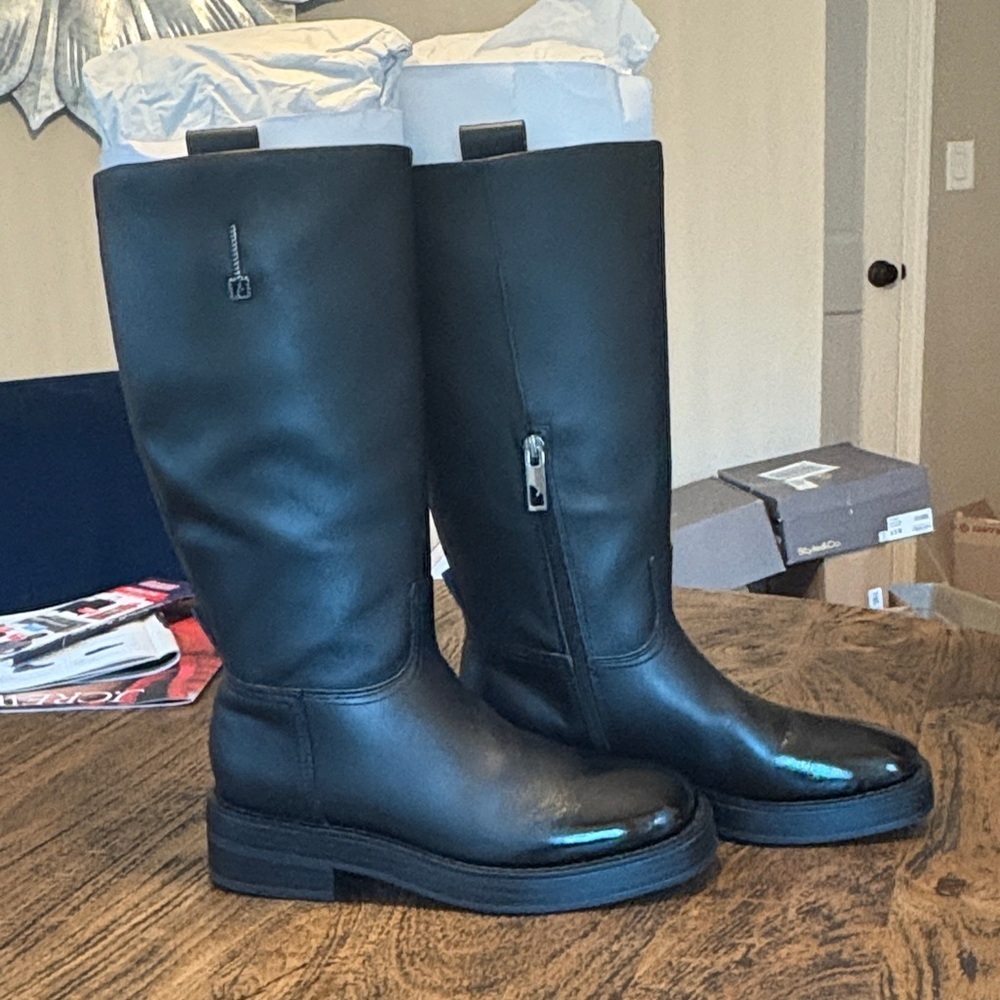 Franco Sarto Black Ankle Boots